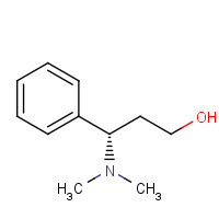 (3S)-3-(Dimethylamino)-3-phenyl-1-propanol (CAS: 82769-75-3) - Chemical Structure and Molecular Formula 