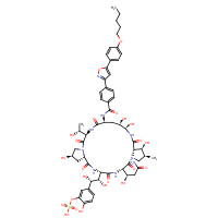 Micafungin (CAS: 208538-73-2) - Chemical Structure and Molecular Formula 
