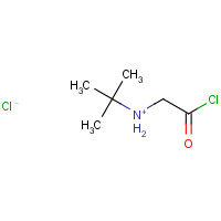 N-(2-Chloro-2-oxoethyl)-2-methyl-2-propanaminium chloride (CAS: 915725-52-9) - Chemical Structure and Molecular Formula 