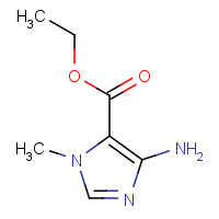 ethyl 4-amino-1-methyl-1H-imidazole-5-carboxylate (CAS: 61982-18-1) - Chemical Structure and Molecular Formula 