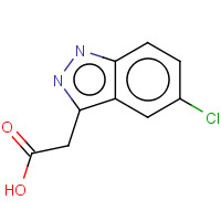 1H-indazole-3-acetic acid, 5-chloro- chemical structure 1H-indazole-3-acetic acid, 5-chloro- (CAS: 27328-68-3) - Chemical Structure and Molecular Formula