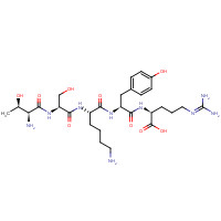 L-Threonyl-L-seryl-L-lysyl-L-tyrosyl-N<sup>5</sup>-(diaminomethylene)-L-ornithine (CAS: 83759-54-0) - Related Chemical Product