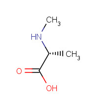 N-methyl-D-alanine (CAS: 29475-64-7) - Chemical Structure and Molecular Formula 