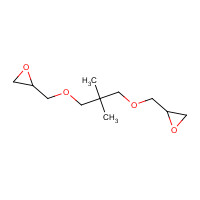 2,2'-[(2,2-Dimethyl-1,3-propanediyl)bis(oxymethylene)]dioxirane (CAS: 17557-23-2) - Chemical Structure and Molecular Formula 
