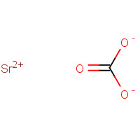 Strontium carbonate (CAS: 1633-05-2) - Chemical Structure and Molecular Formula 