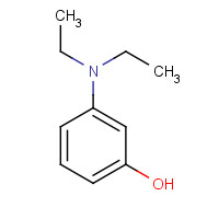 3-(diethylamino)phenol (CAS: 91-68-9) - Chemical Structure and Molecular Formula 