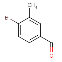 4-Bromo-3-methylbenzaldehyde (CAS: 78775-11-8) - Chemical Structure and Molecular Formula 