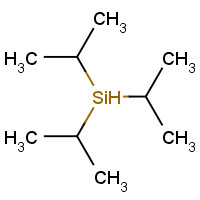 Triisopropylsilane (CAS: 6485-79-6) - Chemical Structure and Molecular Formula 