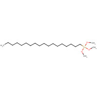 Octadecyltrimethoxysilane (CAS: 3069-42-9) - Chemical Structure and Molecular Formula 