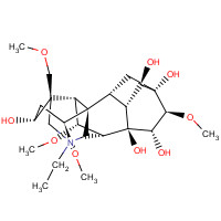Aconitysat chemical structure Aconitysat (CAS: 509-20-6) - Chemical Structure and Molecular Formula
