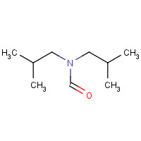 N,N-Diisobutylformamide (CAS: 2591-76-6) - Chemical Structure and Molecular Formula 