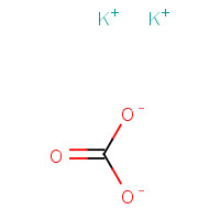 Dipotassium carbonate (CAS: 584-08-7) - Chemical Structure and Molecular Formula 