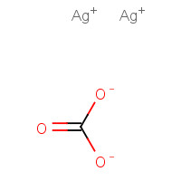 Disilver(1+) carbonate (CAS: 534-16-7) - Chemical Structure and Molecular Formula 