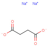 Disodium succinate (CAS: 150-90-3) - Chemical Structure and Molecular Formula 