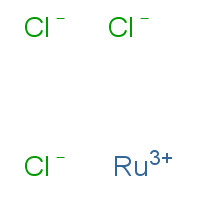 Ruthenium(3+) trichloride (CAS: 14898-67-0) - Chemical Structure and Molecular Formula 