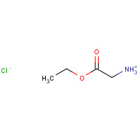 2-Ethoxy-2-oxoethanaminium chloride (CAS: 459-73-4) - Chemical Structure and Molecular Formula 