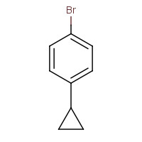 1-Bromo-4-cyclopropylbenzene chemical structure 1-Bromo-4-cyclopropylbenzene (CAS: 1124-14-7) - Chemical Structure and Molecular Formula