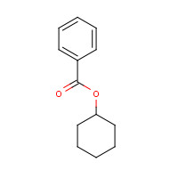Cyclohexyl benzoate (CAS: 2412-73-9) - Chemical Structure and Molecular Formula 