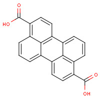 3,9-perylenedicarboxylic acid (CAS: 6364-19-8) - Chemical Structure and Molecular Formula 