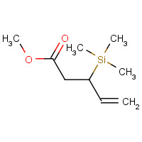 METHYL 3-(TRIMETHYLSILYL)-4-PENTENOATE (CAS: 185411-12-5) - Chemical Structure and Molecular Formula 