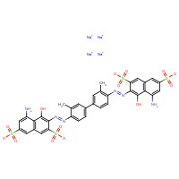 TRYPAN BLUE (CAS: 72-57-1) - Chemical Structure and Molecular Formula 
