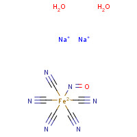 SODIUM NITROPRUSSIDE DIHYDRATE chemical structure SODIUM NITROPRUSSIDE DIHYDRATE (CAS: 13755-38-9) - Chemical Structure and Molecular Formula