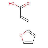 b-2-Furylacrylic Acid (CAS: 537-47-9) - Chemical Structure and Molecular Formula 