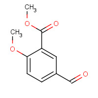 Methyl 5-Formyl-2-methoxybenzoate (CAS: 78515-16-9) - Chemical Structure and Molecular Formula 