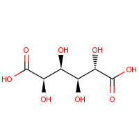 D-glucaric acid (CAS: 87-73-0) - Chemical Structure and Molecular Formula 