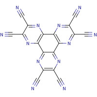 2,3,6,7,10,11-Hexacyano-1,4,5,8,9,12-hexaazatriphenylene (CAS: 105598-27-4) - Chemical Structure and Molecular Formula 