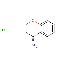 (4R)-Chroman-4-amine hydrochloride (CAS: 730980-59-3) - Chemical Structure and Molecular Formula 