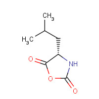 (4S)-4-Isobutyl-1,3-oxazolidine-2,5-dione (CAS: 3190-70-3) - Chemical Structure and Molecular Formula 