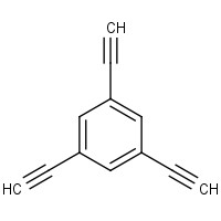 1,3,5-Triethynylbenzene (CAS: 7567-63-7) - Chemical Structure and Molecular Formula 