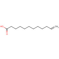 11-dodecenoic acid (CAS: 65423-25-8) - Chemical Structure and Molecular Formula 