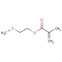 2-(methylthio)ethyl methacrylate (CAS: 14216-23-0) - Chemical Structure and Molecular Formula 