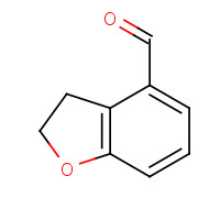 2,3-Dihydro-benzofuran-4-carbaldehyde (CAS: 209256-42-8) - Chemical Structure and Molecular Formula 