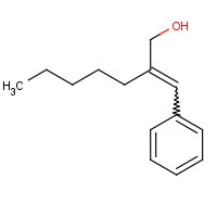 2-Benzylideneheptan-1-ol (CAS: 101-85-9) - Chemical Structure and Molecular Formula 