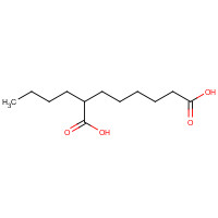 2-Butyloctanedioic acid (CAS: 50905-10-7) - Chemical Structure and Molecular Formula 