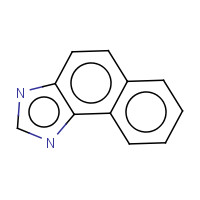 3H-Naphtho[1,2-d]imidazole (CAS: 233-53-4) - Chemical Structure and Molecular Formula 