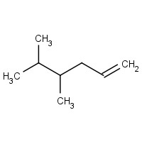 4,5-DIMETHYL-1-HEXENE (CAS: 16106-59-5) - Chemical Structure and Molecular Formula 