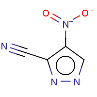 4-nitro-1H-pyrazole-3-carbonitrile (CAS: 61241-07-4) - Chemical Structure and Molecular Formula 