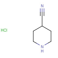4-Piperidinecarbonitrile hydrochloride (CAS: 240401-22-3) - Chemical Structure and Molecular Formula 