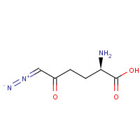 6-Diazo-5-oxo-D-norleucine (CAS: 71629-86-2) - Chemical Structure and Molecular Formula 