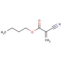 Butyl 2-cyanoacrylate chemical structure Butyl 2-cyanoacrylate (CAS: 6606-65-1) - Chemical Structure and Molecular Formula