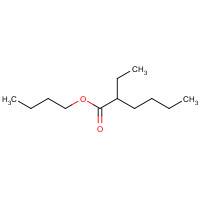 Butyl 2-Ethylhexanoate (CAS: 68443-63-0) - Chemical Structure and Molecular Formula 