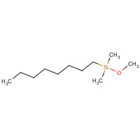 Dimethyloctylmethoxysilane (CAS: 93804-29-6) - Chemical Structure and Molecular Formula 