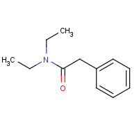 N,N-diethyl-2-phenylacetamide (CAS: 2431-96-1) - Chemical Structure and Molecular Formula 