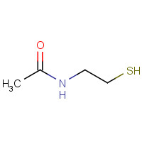 N-acetyl cysteamine (CAS: 1190-73-4) - Chemical Structure and Molecular Formula 