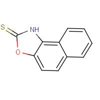 naphtho[1,2-d][1,3]oxazole-2-thiol (CAS: 51793-90-9) - Chemical Structure and Molecular Formula 