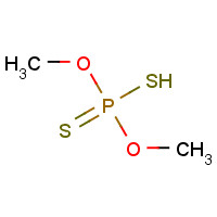 O,O-Dimethyl hydrogen phosphorodithioate (CAS: 756-80-9) - Chemical Structure and Molecular Formula 